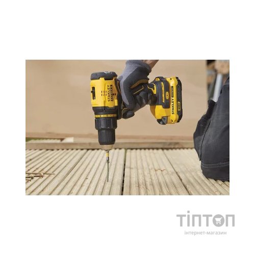 Шуруповерт Stanley FatMax, Li-lon 18 В, 60 Нм, 2 АКБ + ЗП, кейс (SFMCD710D2K)