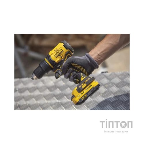 Шуруповерт Stanley FatMax, Li-lon 18 В, 60 Нм, 2 АКБ + ЗП, кейс (SFMCD710D2K)