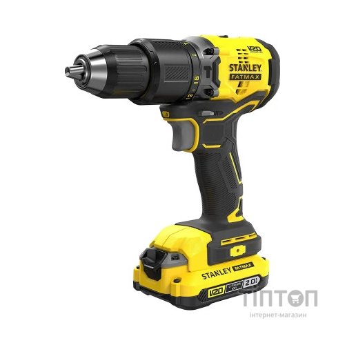 Шуруповерт Stanley FatMax, Li-lon 18 В, 60 Нм, 2 АКБ + ЗП, кейс (SFMCD715D2K)