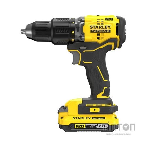 Шуруповерт Stanley FatMax, Li-lon 18 В, 60 Нм, 2 АКБ + ЗП, кейс (SFMCD715D2K)