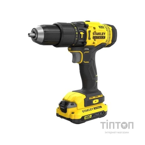 Шуруповерт Stanley FatMax, ударний, Li-lon 18В, 50 Нм, 2 АКБ + ЗП, кейс (SFMCD711C2K)