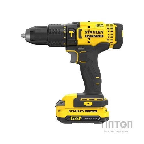 Шуруповерт Stanley FatMax, ударний, Li-lon 18В, 50 Нм, 2 АКБ + ЗП, кейс (SFMCD711C2K)