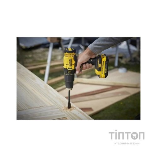 Шуруповерт Stanley FatMax, ударний, Li-lon 18В, 50 Нм, 2 АКБ + ЗП, кейс (SFMCD711C2K)