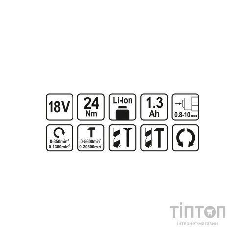 Шуруповерт Sthor 78974