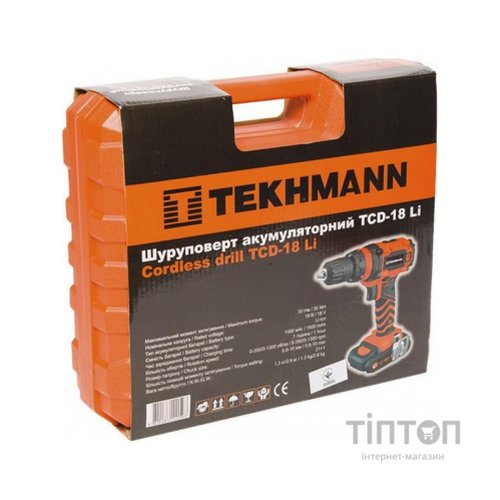 Шуруповерт Tekhmann TCD-18 Li 2.0 (851219)