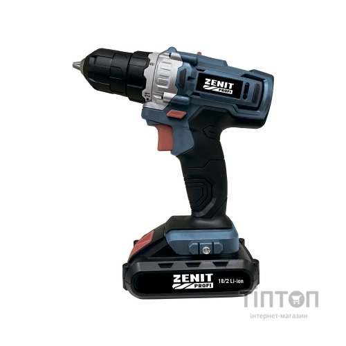 Шуруповерт Зеніт "ПРОФІ" ЗША-18/2 Li (850855)