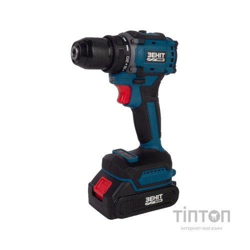 Шуруповерт Зеніт Профі ЗША-20/2 Li BL, 20V TekPower, 2x1.5Ah (854605)