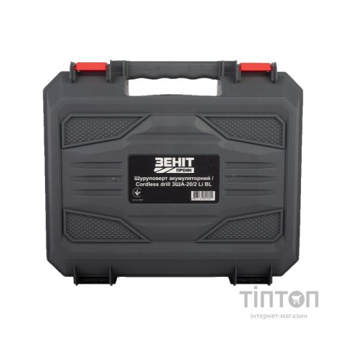 Шуруповерт Зеніт Профі ЗША-20/2 Li BL, 20V TekPower, 2x1.5Ah (854605)