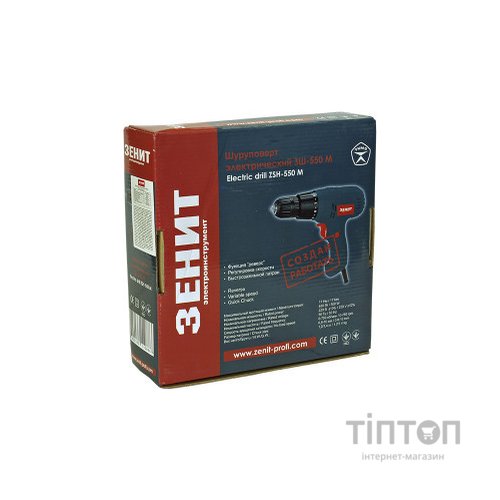 Шуруповерт Зеніт ЗШ-550 М (842466)