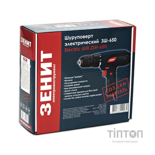 Шуруповерт Зеніт ЗШ-650 (842468)