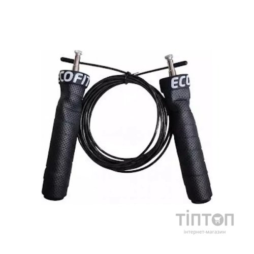 Скакалка Ecofit MDJR039 3 м чорна (К00026973)