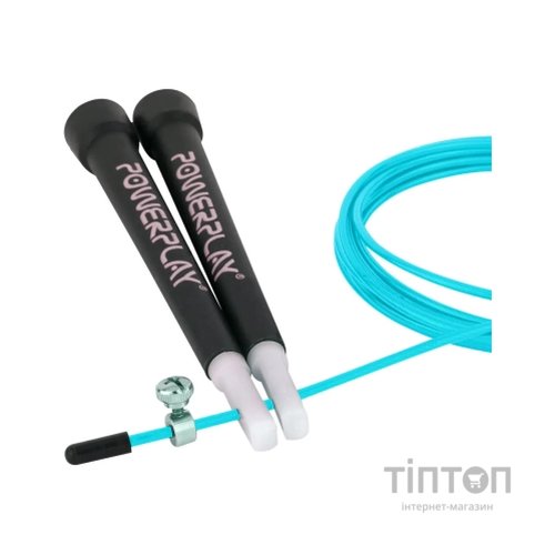 Скакалка PowerPlay 4202 швидкісна Бірюзова (PP_4202_Cyan)