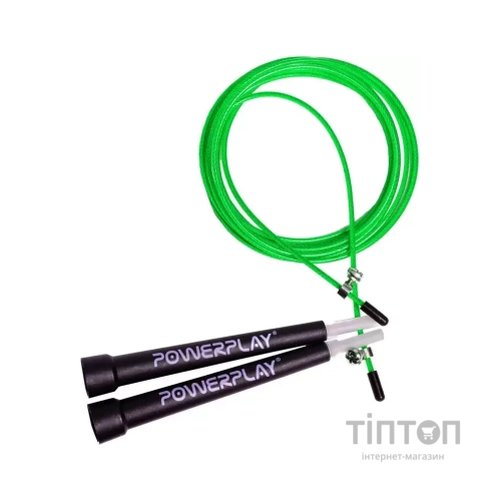 Скакалка PowerPlay 4202 швидкісна Зелена (PP_4202_Green)