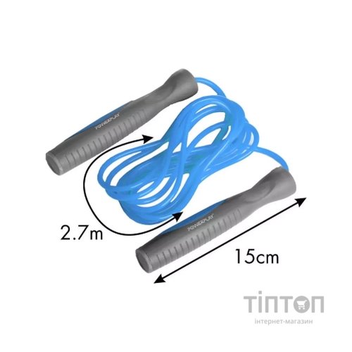 Скакалка PowerPlay 4204 Блакитна (PP_4204_Blue)