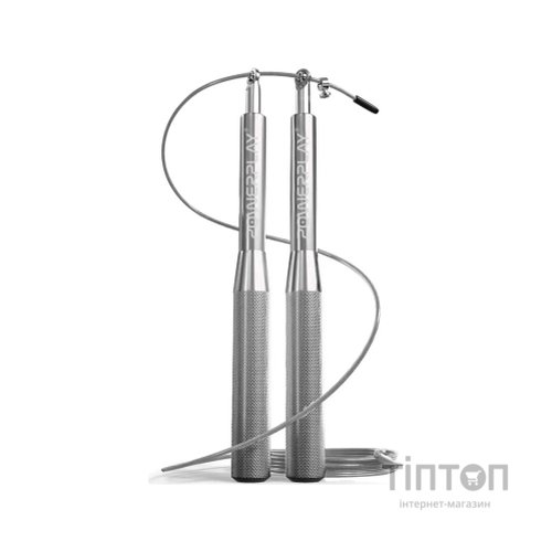 Скакалка PowerPlay 4207 швидкісна алюмінієва Срібна (PP_4207_Silver)