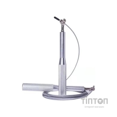 Скакалка PowerPlay 4207 швидкісна алюмінієва Срібна (PP_4207_Silver)