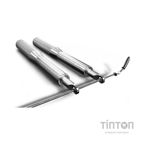 Скакалка PowerPlay 4207 швидкісна алюмінієва Срібна (PP_4207_Silver)