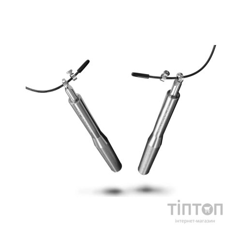 Скакалка PowerPlay 4207 швидкісна алюмінієва Срібна (PP_4207_Silver)