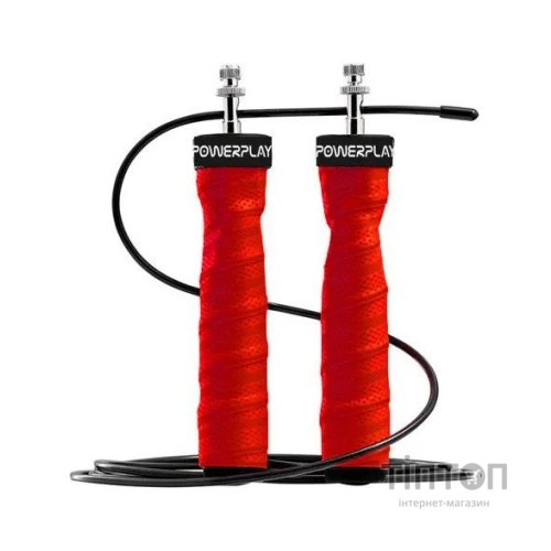 Скакалка PowerPlay 4208 швидкісна Червона (PP_4208_Red)