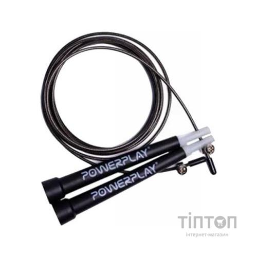 Скакалка PowerPlay Швидкісна 4202 Black (PP_4202_Black)
