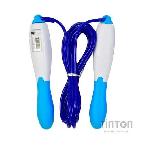 Скакалка X-TREME з лічильником довжина 260 см синя (116825)
