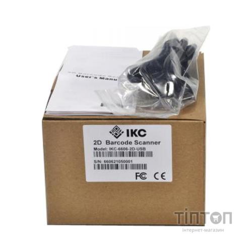 Сканер штрих-коду ІКС Сканер IKC-6606/2D Desk USB, black (ІКС-6606-2D-USB)