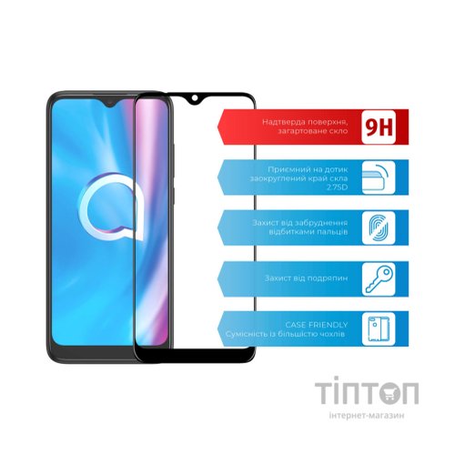 Скло захисне ACCLAB Full Glue Alcatel 5030D (1283126509094)