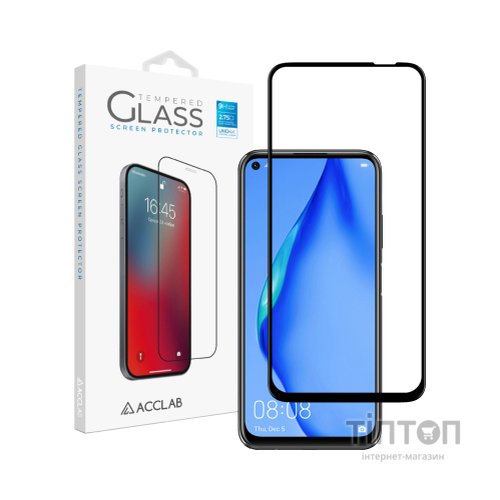 Скло захисне ACCLAB Full Glue Huawei P40 Lite (1283126508264)