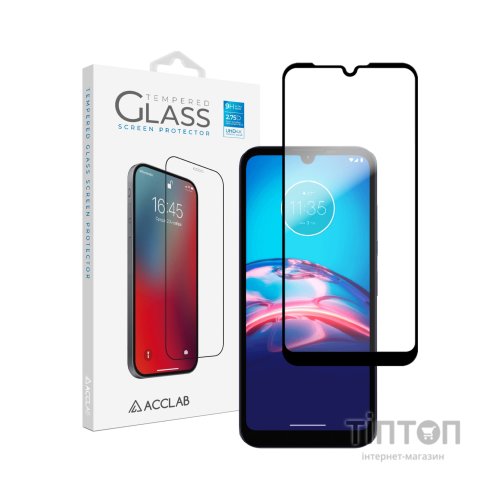 Скло захисне ACCLAB Full Glue MOTO E6i (1283126514685)