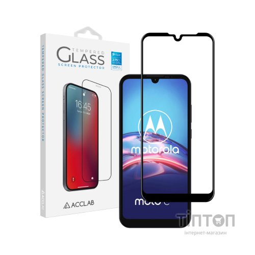 Скло захисне ACCLAB Full Glue MOTO E6s (1283126509025)