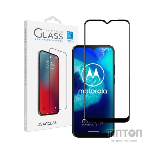 Скло захисне ACCLAB Full Glue MOTO G8 Power Lite (1283126509056)