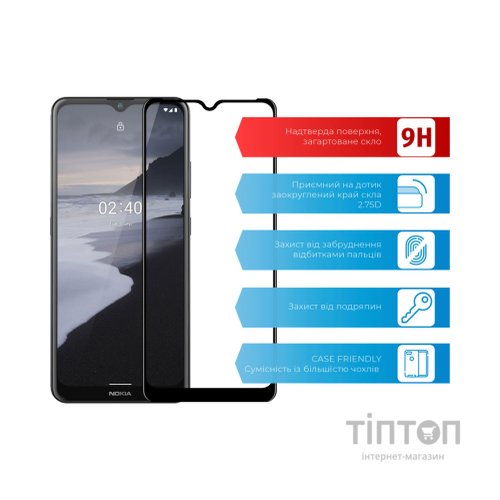 Скло захисне ACCLAB Full Glue Nokia 2.4 (1283126510793)