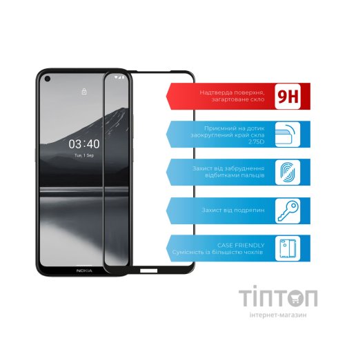 Скло захисне ACCLAB Full Glue Nokia 3.4 (1283126511516)