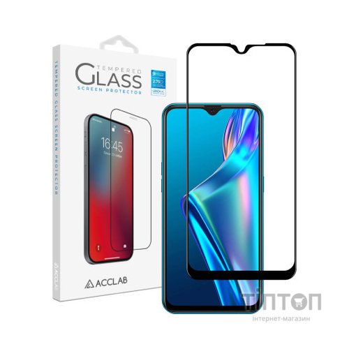 Скло захисне ACCLAB Full Glue Oppo A12 (1283126508356)