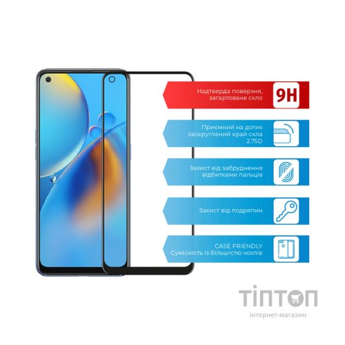 Скло захисне ACCLAB Full Glue Oppo A74 (1283126512667)