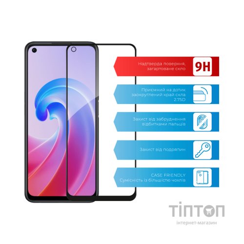 Скло захисне ACCLAB Full Glue Oppo A96 (1283126522147)