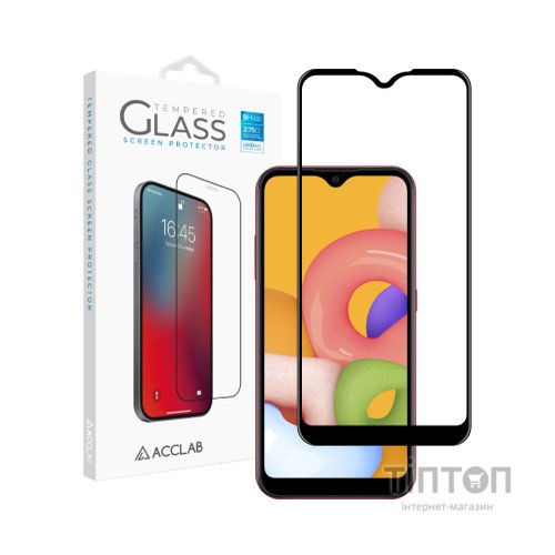 Скло захисне ACCLAB Full Glue Samsung A01 (1283126508493)
