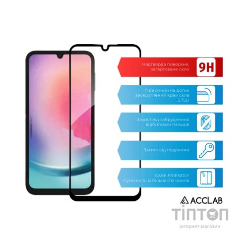 Скло захисне ACCLAB Full Glue Samsung A24 5G (1283126573682)