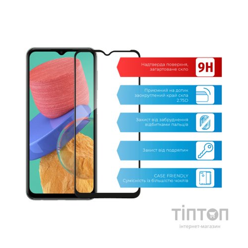 Скло захисне ACCLAB Full Glue Samsung M33 5G (1283126522567)