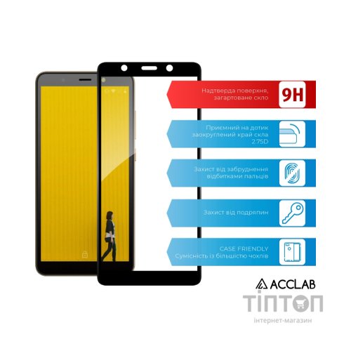 Скло захисне ACCLAB Full Glue Tecno Pop 3 (1283126518362)