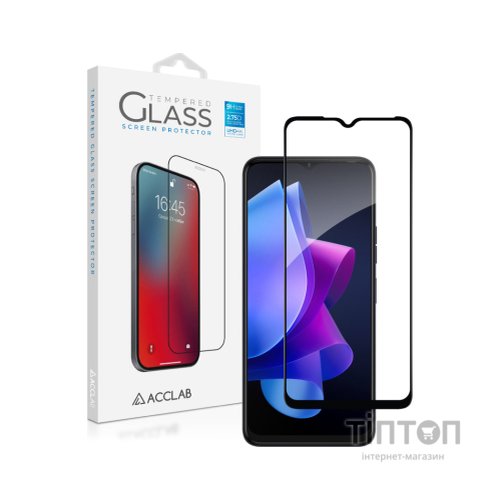Скло захисне ACCLAB Full Glue Tecno Spark 10 (1283126580550)