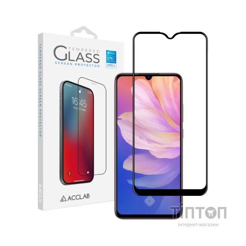 Скло захисне ACCLAB Full Glue VIVO Y15/Y17/Y3 (1283126508974)