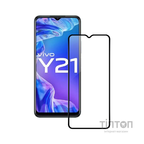 Скло захисне ACCLAB Full Glue VIVO Y21 (1283126526923)