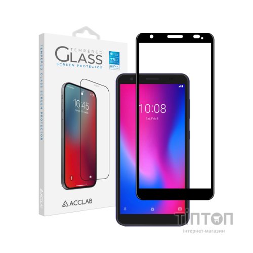 Скло захисне ACCLAB Full Glue ZTE A3 2020 (1283126508929)