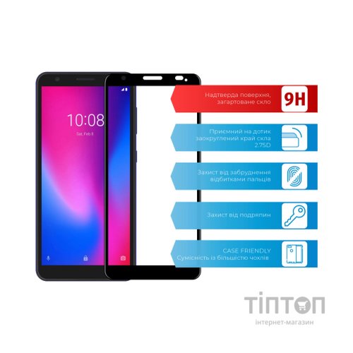 Скло захисне ACCLAB Full Glue ZTE A3 2020 (1283126508929)