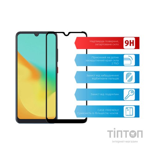 Скло захисне ACCLAB Full Glue ZTE Blade A7 2019 (1283126508851)