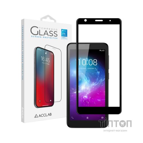 Скло захисне ACCLAB Full Glue ZTE Blade L8 (1283126508899)