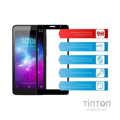 Скло захисне ACCLAB Full Glue ZTE Blade L8 (1283126508899)