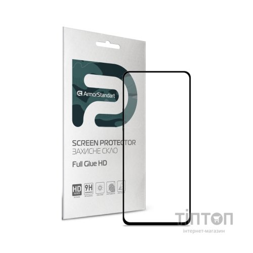 Скло захисне Armorstandart Full Glue HD TECNO Pova (LD7) Black Black (ARM65106)