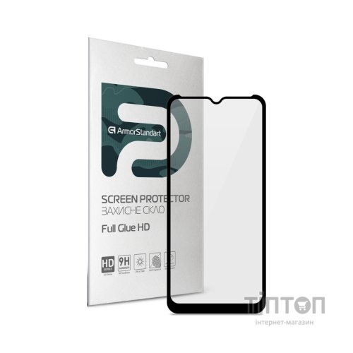 Скло захисне Armorstandart Full Glue HD Xiaomi Redmi A1 / A1+ / Poco C50 Black (ARM64873)